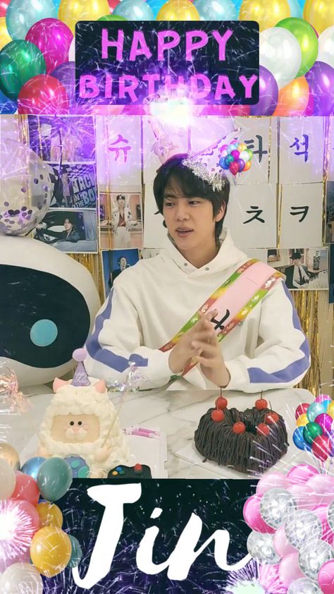 🎈Happy Birthday Jin 🎈 🥳🎂🎁 #bts#jin Happy Birthday Jin Bts, Happy Birthday Jin, Jin Bts, Bts Jin, Connect With People, Your Aesthetic, Creative Energy, Happy Birthday, Bts