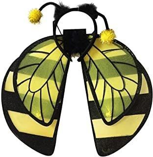 Bee Costume Diy, Bumble Bee Wings, Bee Headband, Masquerade Carnival, Cosplay Wings, Bee Wings, Bee Costume, Fancy Dress Up, Halloween Masquerade