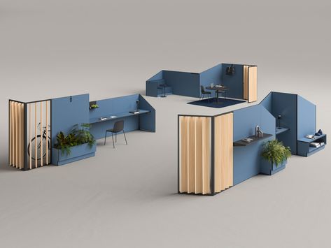 A hybrid panorama: reshaping the workplace with Fantoni’s new modular system Office System, Landscaping With Roses, Modular Office, Bag Rack, Office Floor, Grid Layouts, Modular System, Soft Seating, Office Spaces