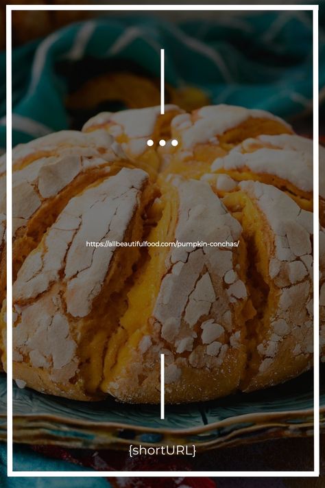 https://allbeautifulfood.com/pumpkin-conchas/ Mexican Sweet Bread, Beautiful Recipes, Mexican Sweet Breads, Orange Food Coloring, Pumpkin Pie Filling, Traditional Mexican, Festive Treats, Ground Nutmeg, Dough Balls