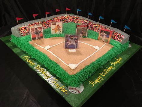 Hayden’s 5th Birthday Sandlot Cake, Sandlot Party, Sandlot Birthday, Stadium Cake, Killing Me Smalls, Sandlot, The Sandlot, Baseball Stadium, Killing Me