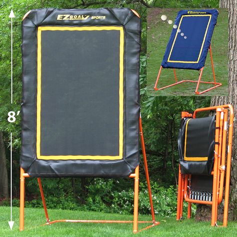 Lacrosse Throwback Rebounder Lacrosse Rebounder, Lacrosse Goals, Lacrosse Balls, Lacrosse Gifts, Baseball Uniforms, Soccer Equipment, Lacrosse Equipment, Day Camp, Metal Spring