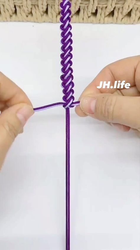 How to make bracelet Shop link in bio @jinhong_life Cord :2.5mm nylon satin cord | Instagram Diy Cord Bracelets How To Make, Satin Cord Bracelets Diy, Nylon Bracelets Tutorials, Nylon Cord Bracelet, Cord Bracelet Diy, Nylon Cord Bracelets, Nylon Bracelet, Cords Crafts, Make Bracelet