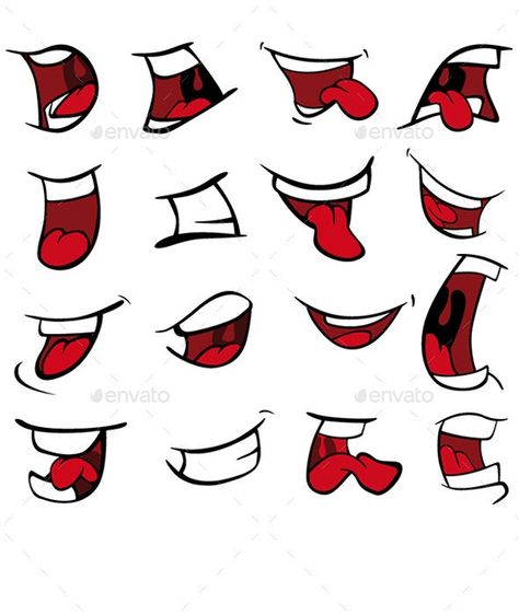 Character Turnaround Sheet Template, Cartoon Faces Expressions, Cartoon Mouths, Alfabet Font, Mouth Drawing, Drawing Cartoon Faces, Cartoon Eyes, Doodle Art Drawing, Graffiti Cartoons