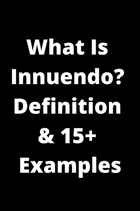 Discover the meaning of innuendo with this informative pin! Explore the definition of innuendo along with over 15 examples to deepen your understanding. Uncover how innuendos are used in language and communication. Expand your knowledge on this subtle form of expression through real-life examples and sharpen your communication skills. Dive into the world of innuendo and broaden your vocabulary today! Japanese Terms Of Endearment, What Is Literature Definition, Literature Definition, Symbolism In Literature, Double Meaning, Terms Of Endearment, Literary Devices, Forms Of Communication, Famous Authors