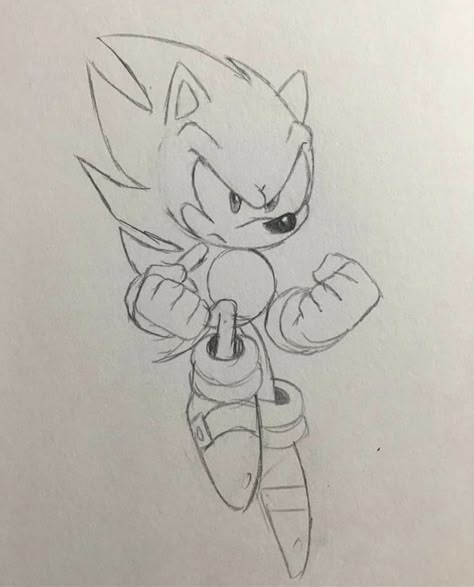 Classic Sonic Sketch, Sonic Cartoon, Sonic Sketch, Scenecore Art, How To Draw Sonic, Hedgehog Drawing, Genos Wallpaper, Sonic Mania, Animal Drawings Sketches