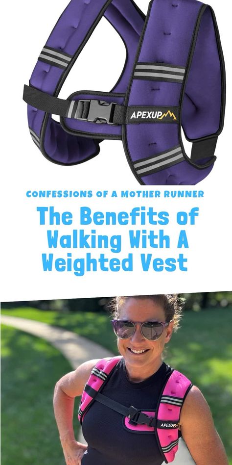 Walking With Weighted Vest, Weighted Vest Benefits, Weighted Vest Workout For Women, Diy Weighted Vest, Weighted Vest Diy, Weighted Vest Workout, Weight Vest Workout, Walking With Weights, Health Benefits Of Walking