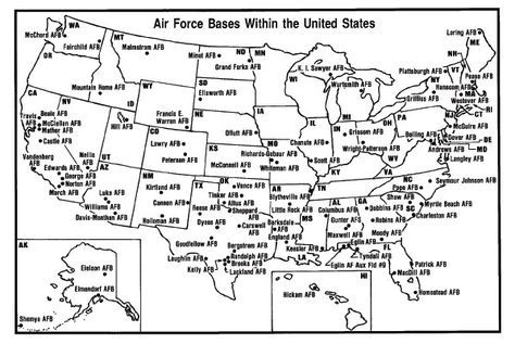 Air Force Bases Map Air Force Base Housing, Us Air Force Bases, Mesquite Texas, Air Force Girlfriend, Air Force Families, Air Force Wife, Civil Air Patrol, Air Force Military, Airforce Wife