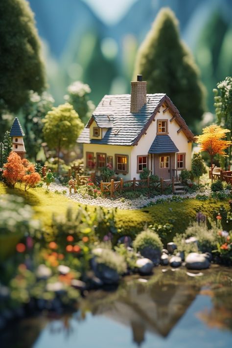 3d Environment Modeling, Good Animated Movies, Pixel Art Landscape, Laser Cut Decor, Cute Little Houses, City Layout, 2d Game Art, Scenery Photography, Isometric Design