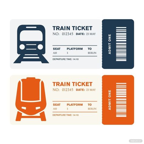 Train Ticket Template, Train Ticket Invitations, Ticket Design Template, Ticket Template Free, Train Ticket, Train Theme, Ticket Design, Agenda Template, Ticket Template