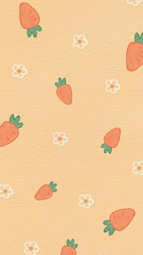 Rabbit Carrot Wallpaper, Cute Home Screen, Frühling Wallpaper, Home Screen Wallpaper, Wallpapers Cute, Rabbit Wallpaper, Cute Home Screen Wallpaper, The Best Wallpapers, Summer Wallpapers