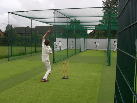 Kennet School - Cricket Pitches with practice nets Indoor Cricket Nets, Indoor Cricket, Cricket Practice, Cricket Pitch, Cricket Nets, History Of Cricket, Batting Cage, Clubhouse Design, Benefits Of Sports