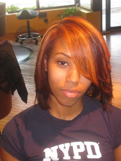 Red copper color with highlights on straighten natural hair. This grew on me within a matter of seconds Straighten Natural Hair, Color With Highlights, Hair Color Red, Copper Brown Hair, Brush Straightener, Natural Ginger, Straightening Natural Hair, Copper Hair Color, Dyed Natural Hair