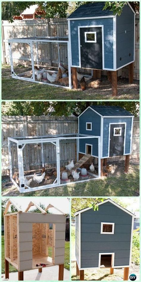 Chicken Coop - How to Keep Chickens Out of Garden #gardentools #flower #garden #repurposedfurniture #gardenideas #smallgarden Wood Chicken Coop, Reban Ayam, Wood Chicken, Chicken Coop Pallets, Mobile Chicken Coop, Walk In Chicken Coop, Small Chicken Coops, Chickens In The Winter, Easy Chicken Coop