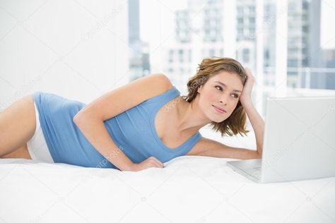 Lying woman pose (reference) Laying On Bed Pose Reference, Lying On Side Pose Reference, Waking Up Pose Reference, Laying In Bed Pose, Laying On Side Pose Reference, Laying Pose Reference, Woman Pose Reference, Laying Poses, Lying Woman