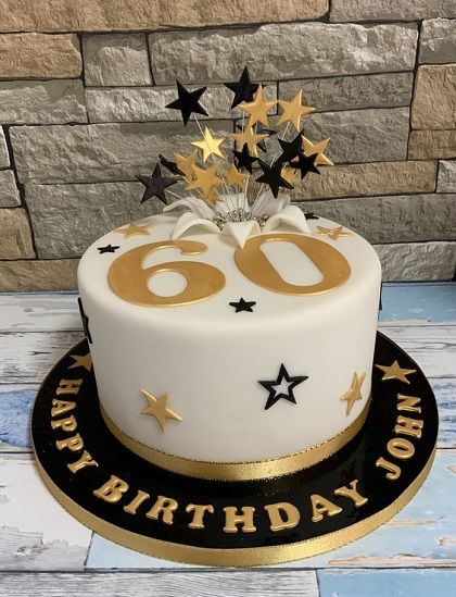 20 Simple 60th Birthday Cake Designs with Pictures in 2024 Womans 60th Birthday Cake, Men's 60th Birthday Party Ideas, 60th Birthday Cake Man, Black And Gold 60th Birthday Cake, Cake Designs For 60th Birthday, 60 Year Old Birthday Cake, 75th Bday Cake, 60th Birthday Cake For Men Dads, Men Cake Designs