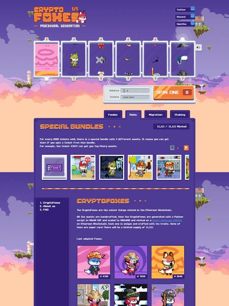 The Best Landing Page Design Inspiration, Templates and More | Landingfolio Pixel Art Website, Procedural Generation, Landing Page Design Inspiration, Best Landing Page Design, Landing Page Inspiration, Landing Page Examples, Best Landing Pages, Art Web, Pixel Design