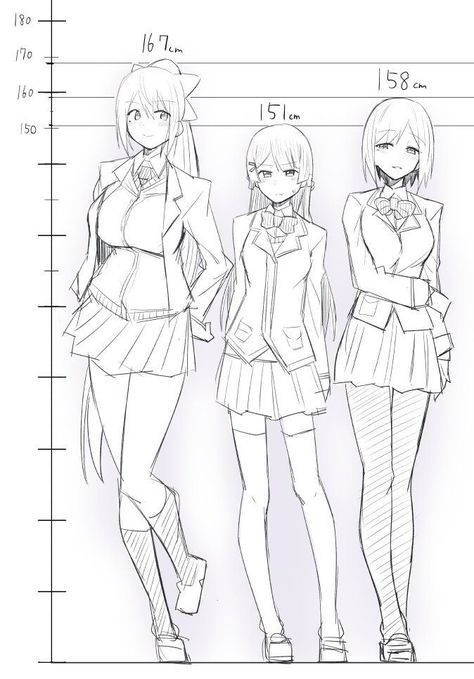 Drawing Anime Bodies, Drawing Body Poses, Anime Tutorial, Manga Drawing Tutorials, Body Reference Drawing, 캐릭터 드로잉, Poses References, Body Drawing, Anime Drawings Tutorials