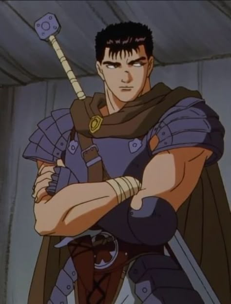 Berserk 1997, Berserk Anime 1997, Berserk Anime, Guts Berserk, Berserk Guts, Kentaro Miura, Vinland Saga, Fictional World, Anime Character Drawing