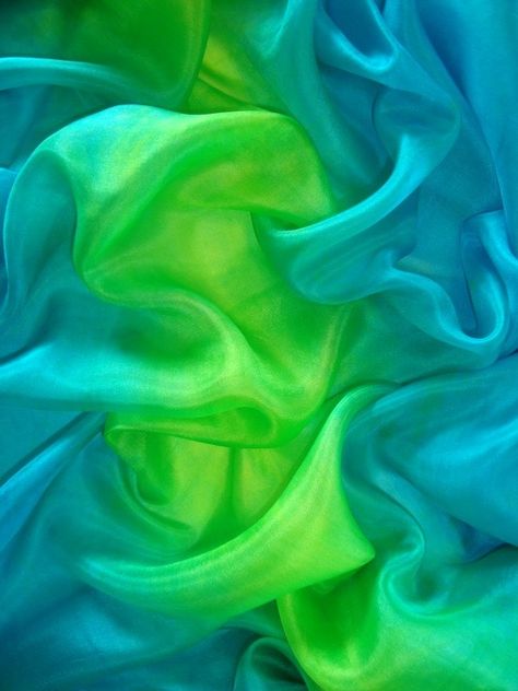 Turquoise and lime green ombre silk veil Green Turquoise Aesthetic, Turquoise Color Aesthetic, Lime Green Turquoise Color Palette, Lime Moodboard, Lime Green Aesthetic, Fluorescent Aqua Aesthetic, Turquoise Ombre, Blue Green Iridescent Fabric, Green Theme