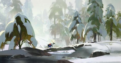 Visdev Art, Ian Mcque, Vis Dev, Environment Painting, Location Inspiration, Landscape Concept, Landscape Background, Scene Design, Fantasy Art Landscapes