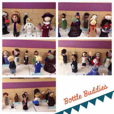 Create. Cook. Teach.: Bottle Buddies American Hero 5th Grade Biography Third Grade Literacy, Bottle Buddy, Biography Projects, 3rd Grade Social Studies, Write An Essay, Teaching 5th Grade, 5th Grade Social Studies, Writing School, 5th Grade Reading