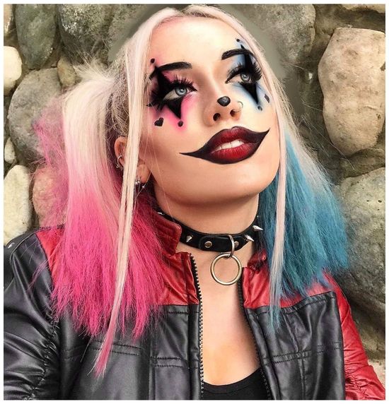 Harley Quinn Makeup