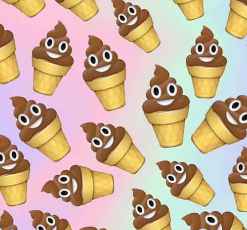 Pile of Poo Emoji Wallpaper  Dark Brown Minimalist Poo Emoji Wallpaper