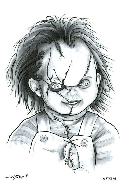 Pin by Thanh Nguyễn on tả thực  Chucky tattoo Tattoo stencil outline Arm  tattoos drawing