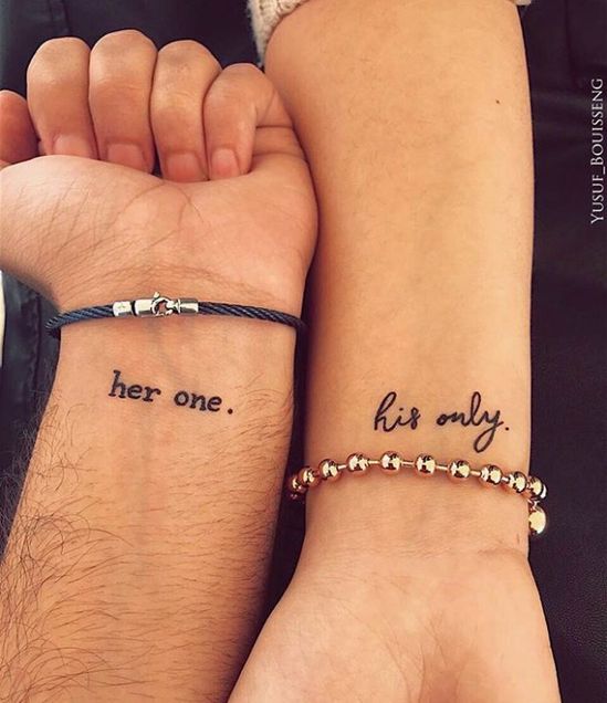 10 Matching Couple Tattoo Ideas To Declare Your Love