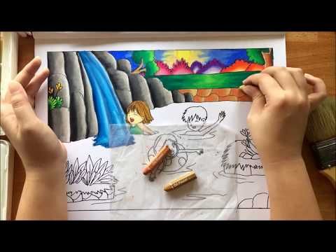 Youtube Pelajaran Seni Gambar Pastel Seni Krayon