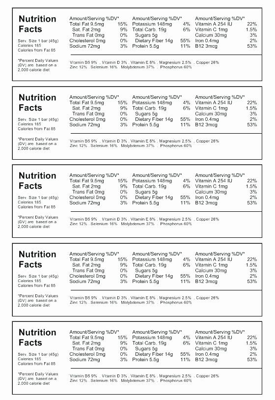 Featured image of post Word Editable Blank Nutrition Label Template If the word document does not display the toolbars that are usually visible