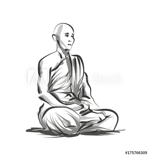 Featured image of post Anime Monk Meditating Meditating monk sculpture with light