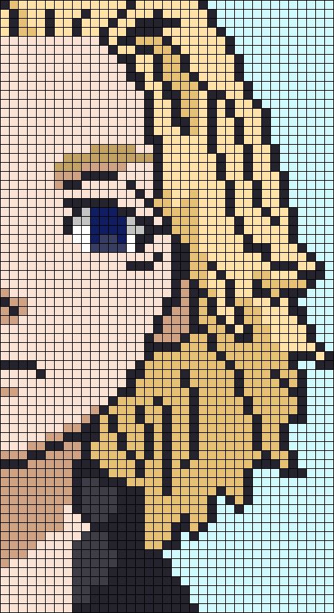 Alpha pattern 89675  BraceletBook  Anime pixel art Pixel art Pixel art  pattern