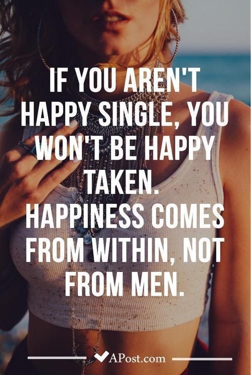 Quotes Single Woman Happy