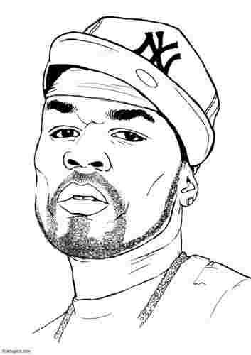 Rapper Tupac Coloring Pages - pietercabe