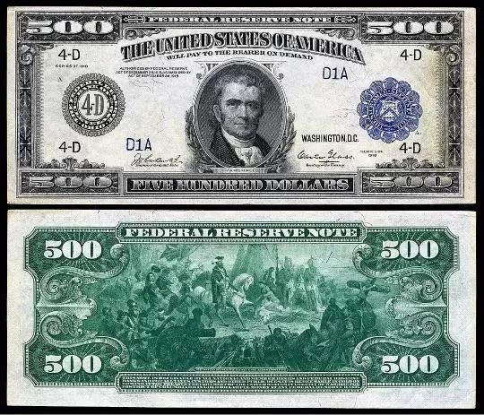 American Currency Bills And Coins