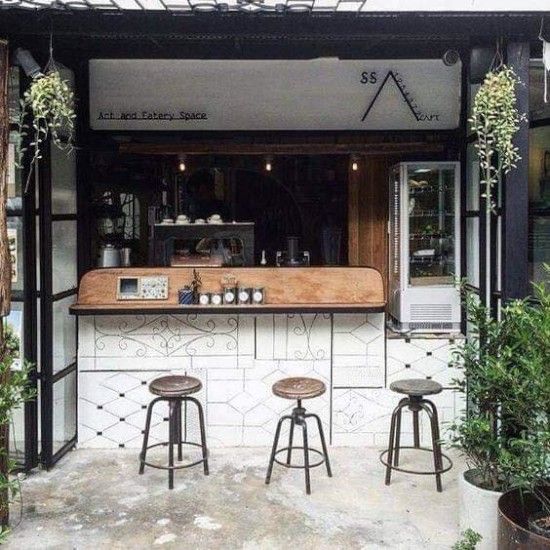 11 Desain Warung Kopi Sederhana Pinggir Jalan 1000 Inspirasi Desain Arsitektur Teknologi Konstruksi Dan Kreas Interior Kafe Warung Kopi Desain Interior Kafe