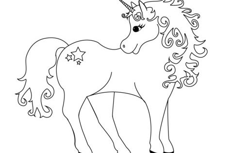 Unicorn Coloring Pages Lovely Page Free Printable Delectable Halaman Mewarnai Buku Mewarnai Lembar Mewarnai