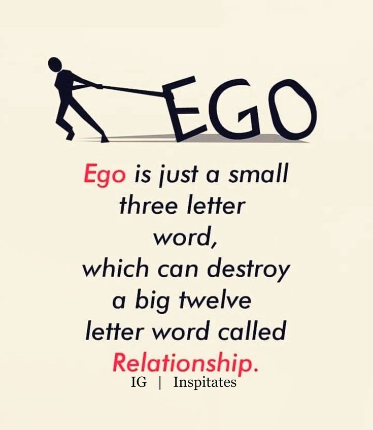 an image of a person pulling a string with the words ego on it and in front of