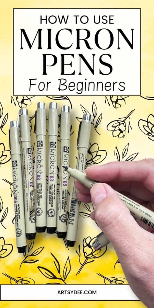 how to use micron pens for beginner's artyclem com