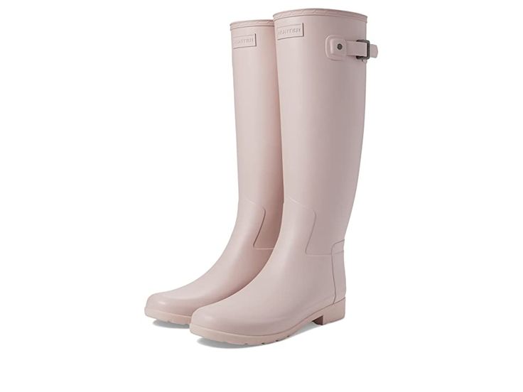 Hunter Original Refined Rain Boots - Women's Boots : Azalea Pink : Note: Select your US size. Please be advised, the product and box will display UK, US and Euro sizing. For US sizing, both men's and women's sizing is displayed. Men's sizing is represented by M and women's sizing is represented by F. ; Please note: If your size is unavailable, please check the women's version by typing in this SKU# - 7338173. Hunter sizing has both men's and women's conversions. This product is certified vegan a Rain Boots Women Hunter, Pink Rain Boots, Rain Boots Women, Womens Rain Boots, White Wax, Women Hunters, Rubber Boots, Boots Women, Hunter Boots