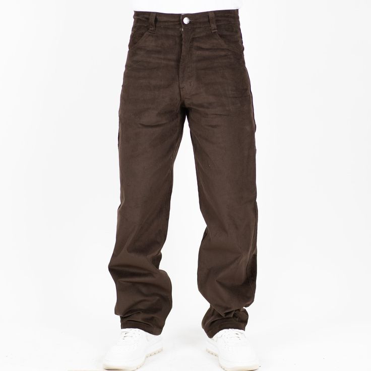 Introducing FB County’s Carpenter Corduroy Pant! This relaxed fit 8-pocket corduroy pant has triple-stitched seams and brass rivets for extra durability. Manufactured by FB County Extra room in seat and thigh-Relaxed leg Triple-stitched seams Brass rivets Hammer loop Heavy duty seams 8 pockets including coin pocket 14 wale corduroy 32" inseam for ALL waist sizes Model's true waist size is 32 and is wearing size 34 Black Coudroy Pants Outfits Men, Black Relaxed Fit Corduroy Pants, Mens Carpenter Pants, Black Courderoy Pants Men, Fb County, Men’s Courdoroy Pants, Corduroy Pant, Street Style Outfits Men, Extra Room