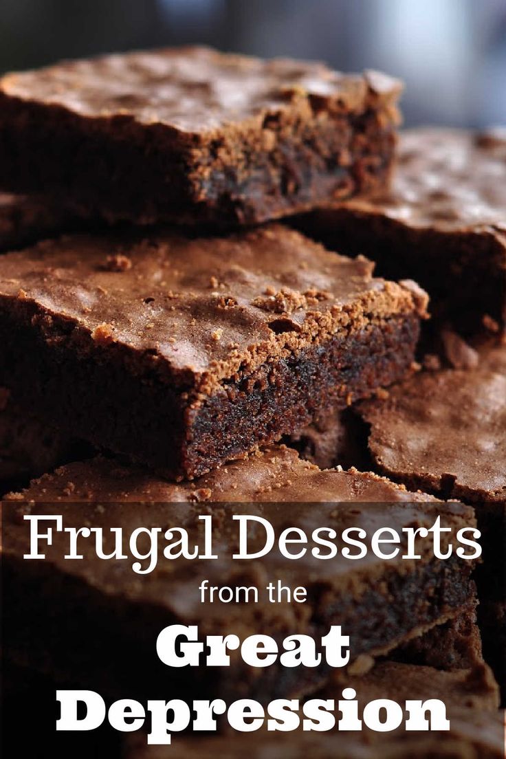 15 Frugal Depression Era Dessert Recipes | Vegan - Savor + Savvy Crazy Cake Recipes, Budget Desserts, Hot Milk Cake, Frugal Cooking, Homemade Cookbook, Vintage Dessert, Vintage Baking, Money Saving Meals, Crazy Cakes