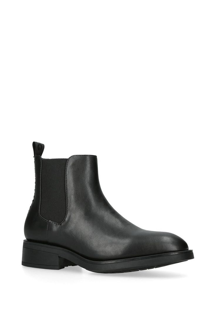 The KG Kurt Geiger Tiffany Chelsea boot features a black leather upper with two elasticated panels at the sides of the ankle. There is a KG Kurt Geiger tab at the back of the ankle with gunmetal stud on top. Petite Jumpsuit, Petite Coat, Blouse Jeans, Floral Outfit, Puff Sleeve Dresses, Tshirt Skirt, Kurt Geiger, Chelsea Boot, Fit N Flare Dress