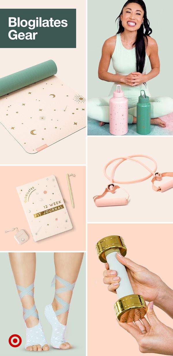 Kick start your Blogilates, barre or Pilates home workout with cute gear, dumbbells, resistance bands, yoga mats & home gym essentials. Blogilates Yoga Mat, Blogilates Clothes, Home Gym Essentials, Tone Thighs, Yoga Essentials, Gym Essentials, Toning Workouts, Weight Workout Plan, Glow Up Tips