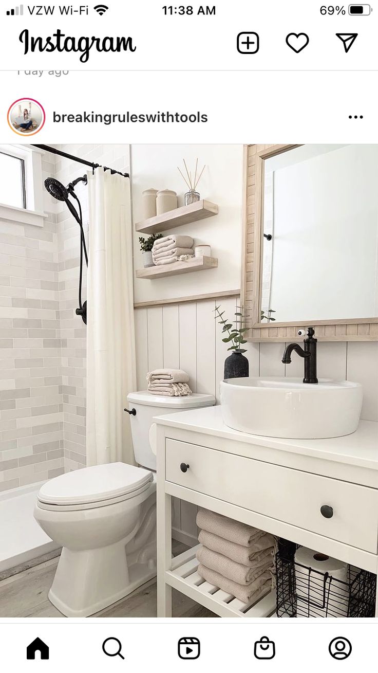 a bathroom with a sink, toilet and bathtub in it's own home