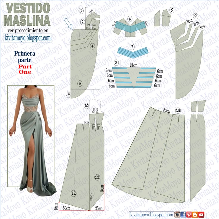 an image of a woman's dress and skirt sewing pattern