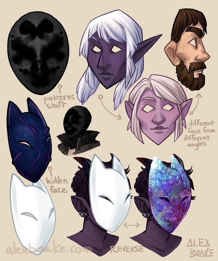 an image of different types of masks