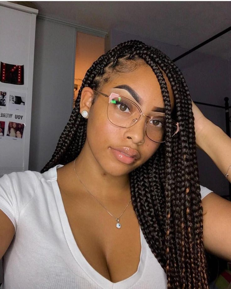 25 Pretty Chic Hairstyles For Girls Braids | ThriveNaija Blonde Box Braids, Long Box Braids, Box Braids Hairstyles For Black Women, Box Braids Styling, Girls Hairstyles Braids, Girls Braids, Braids For Black Women, Scene Hair, African Braids Hairstyles